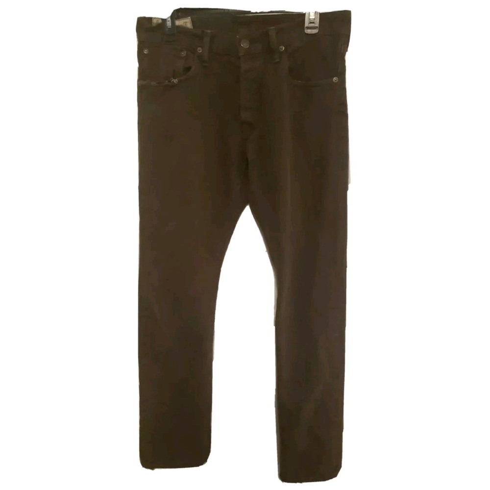 Polo Ralph Lauren Classic Jeans Men's Size‎ 30X30 Button Fly Brown Denim